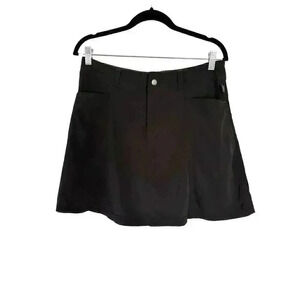 L.L. Bean Comfort Trail Black Skort- Size 8
